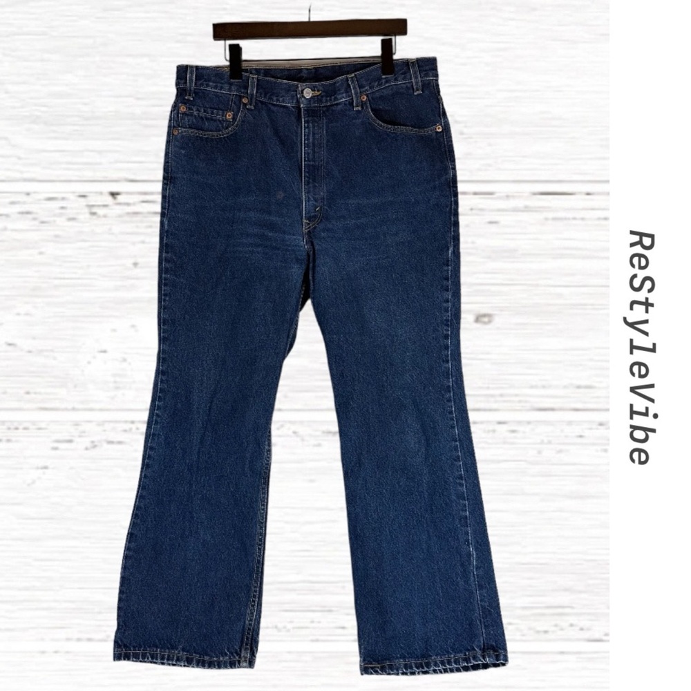 LEVI’S Men’s Size 40x30 Denim Jeans Vintage 517 Red Tab Bootcut Style Made USA